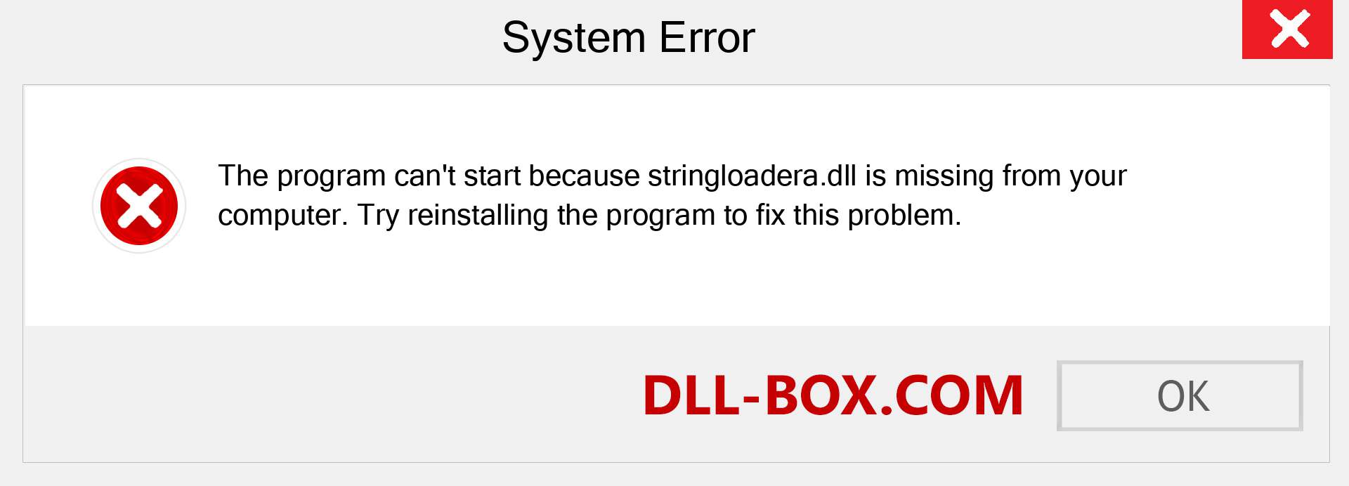  stringloadera.dll file is missing?. Download for Windows 7, 8, 10 - Fix  stringloadera dll Missing Error on Windows, photos, images